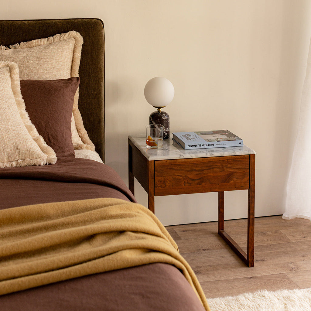 Avalon Marble Bedside Table