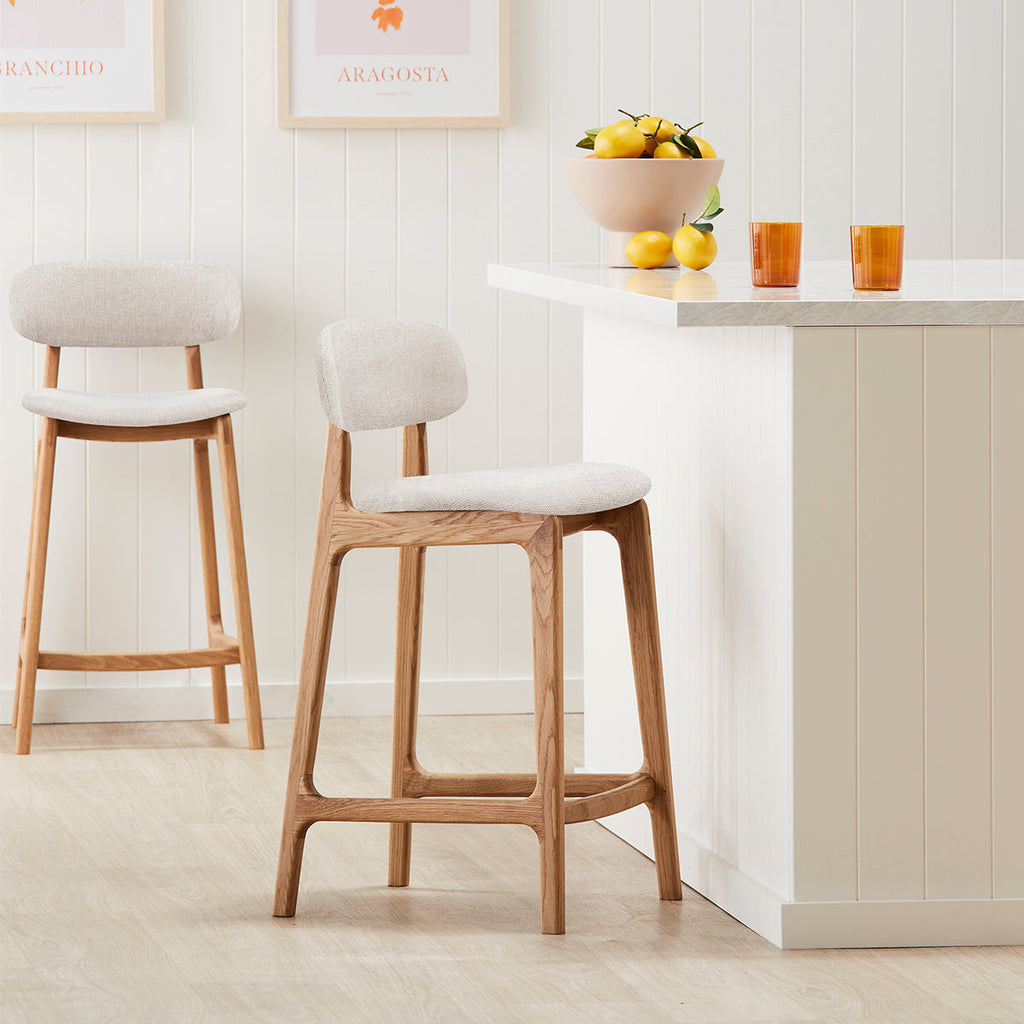 Alaska Fabric Bar Stool