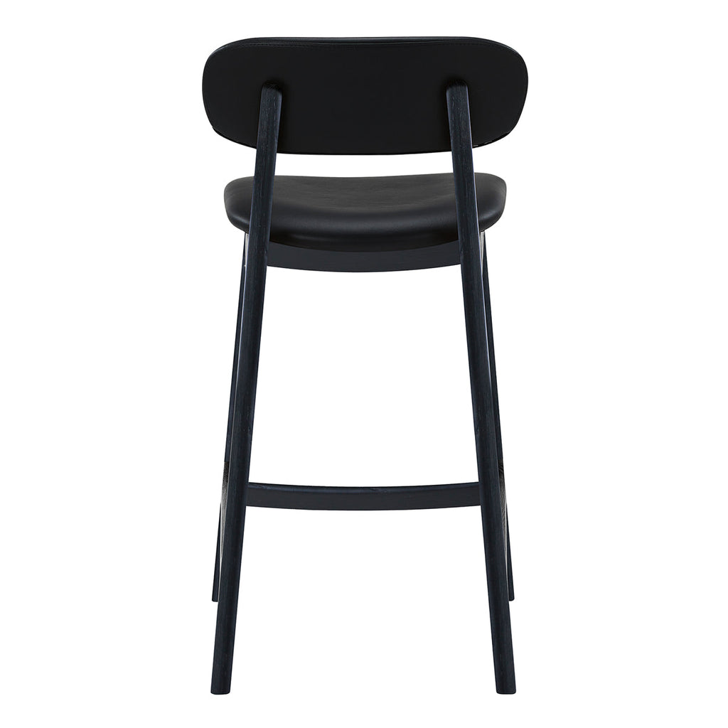 Alaska Leather Bar Stool