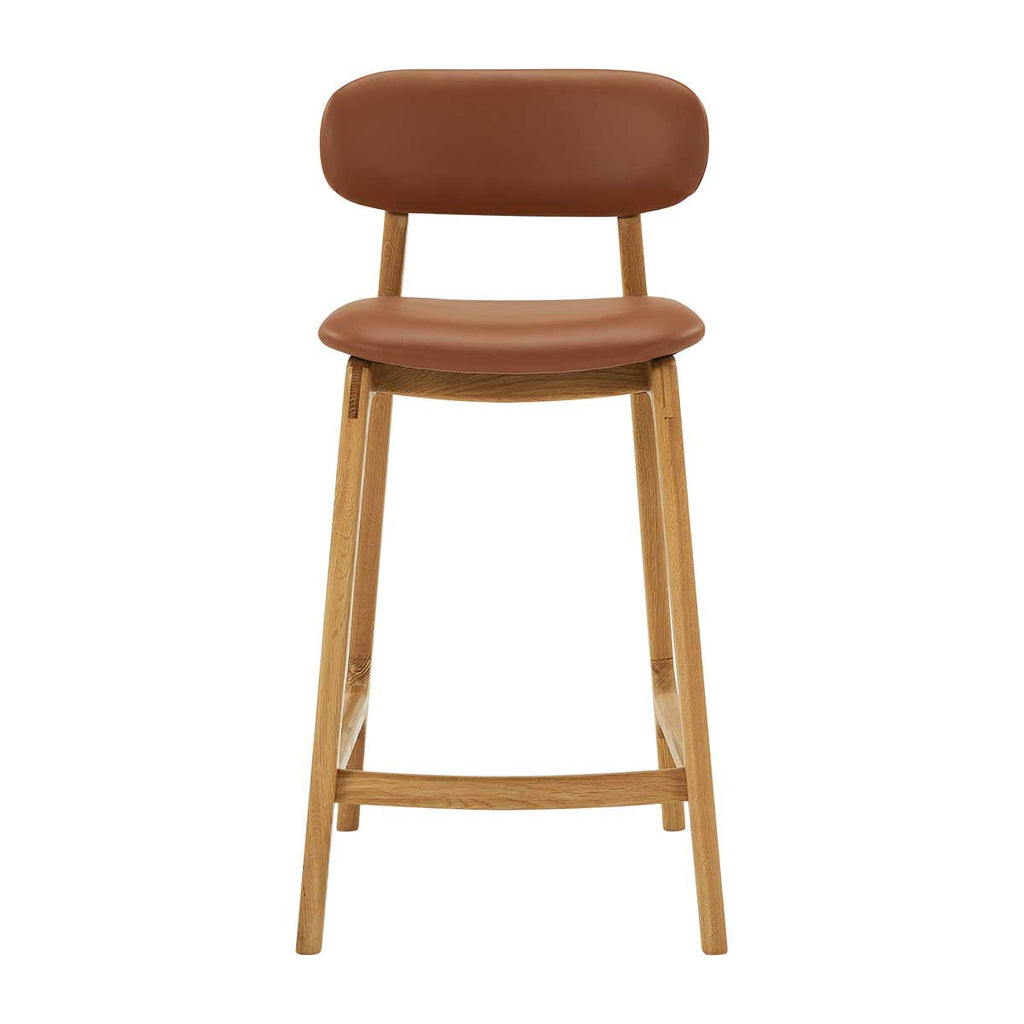 Alaska Leather Bar Stool