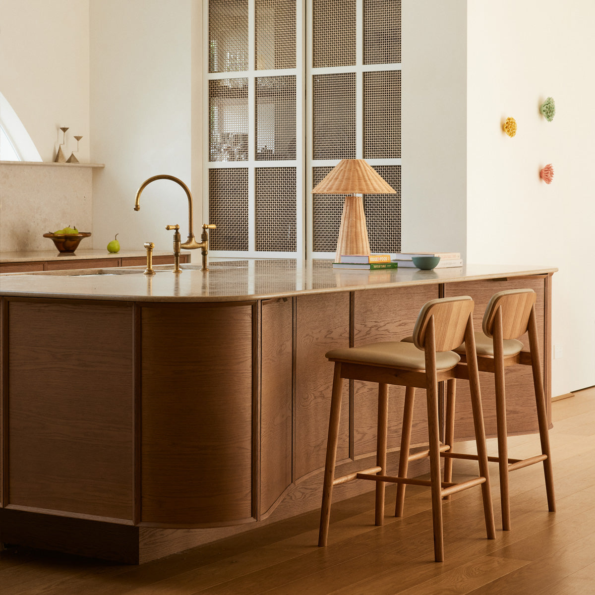 Lando Leather Bar Stool