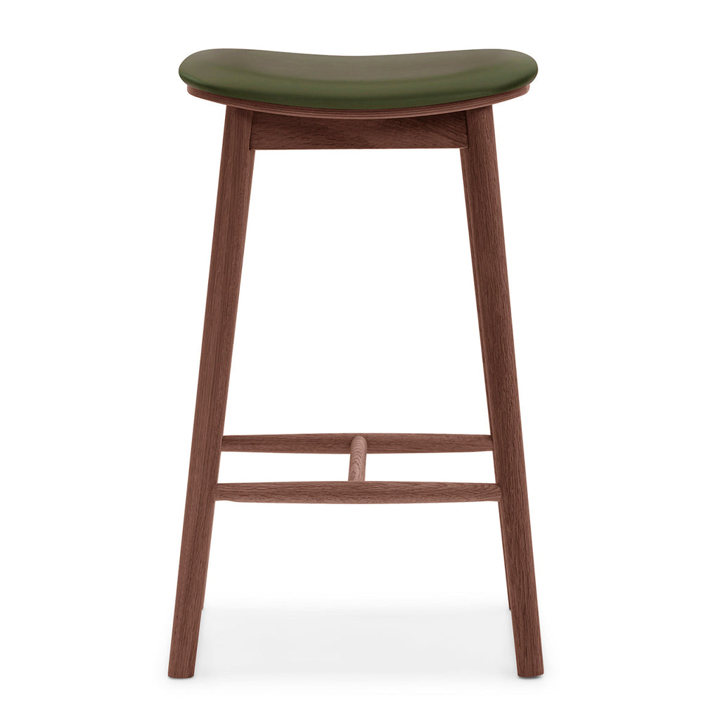 Lando Leather Backless Bar Stool