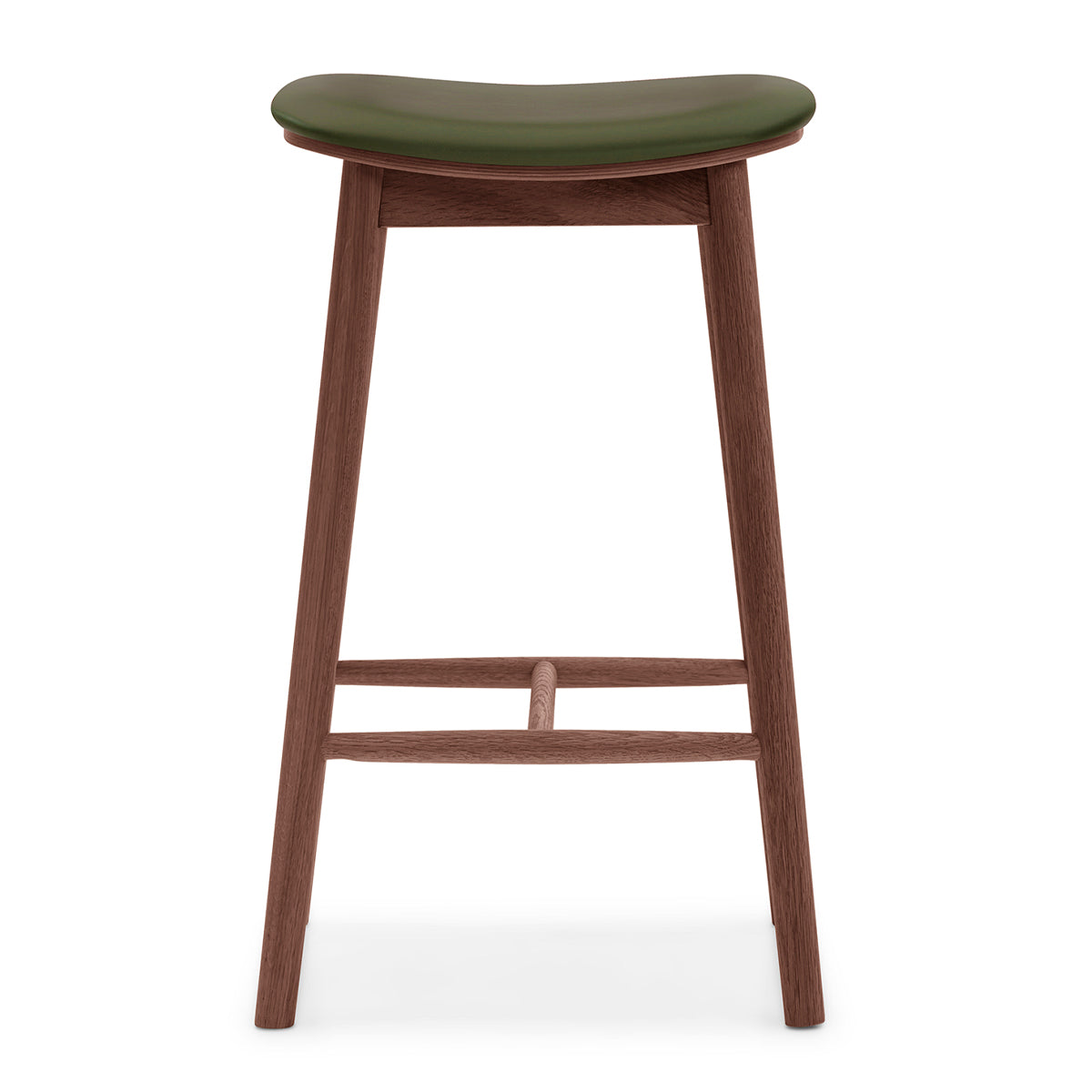 Lando Leather Backless Bar Stool