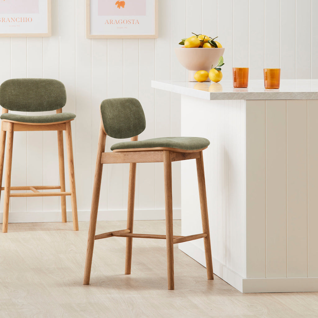 Lando Fabric Bar Stool