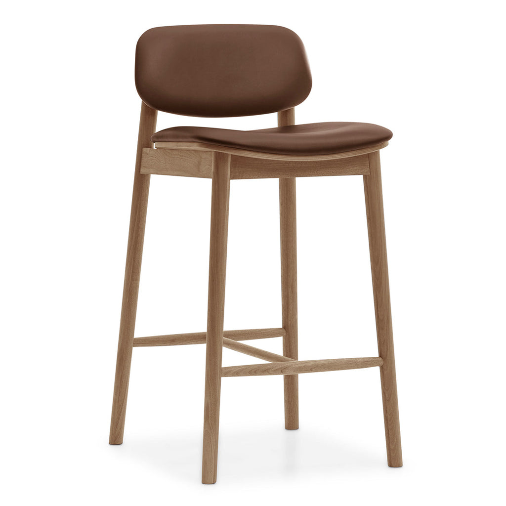 Lando Leather Bar Stool