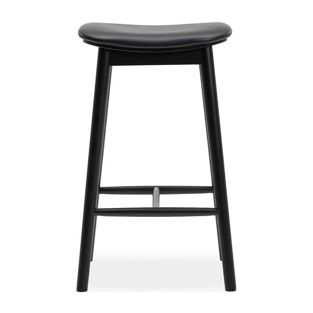 Lando Leather Backless Bar Stool