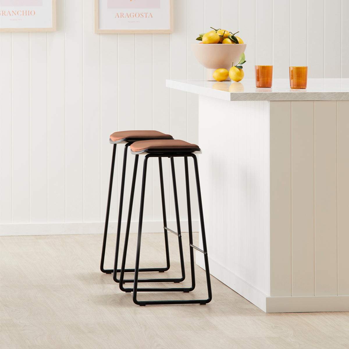 Hendrix Fabric Bar Stool