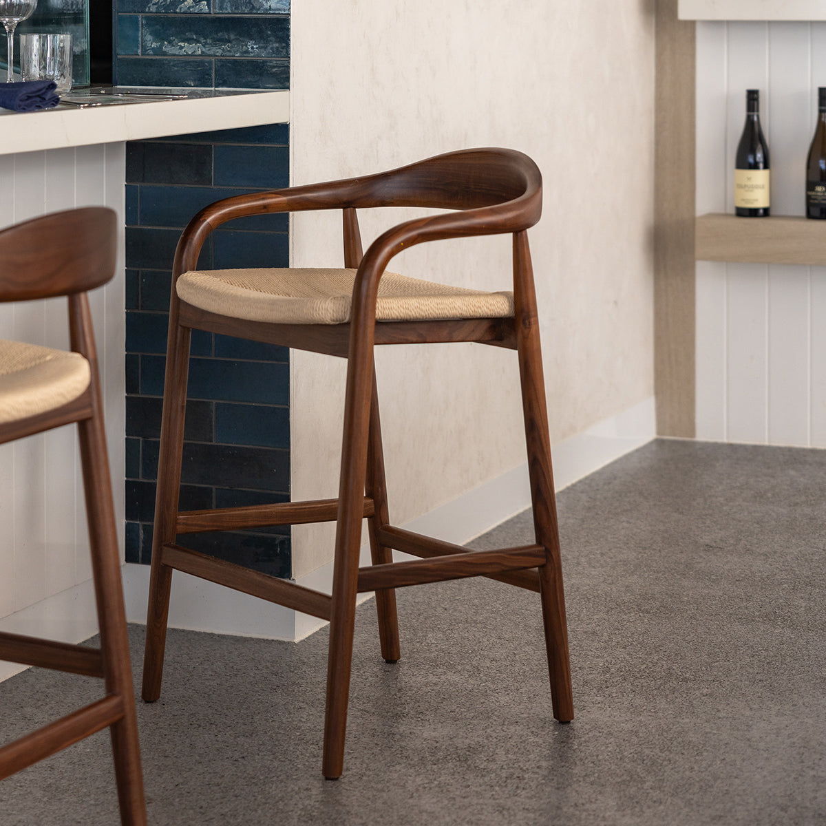 Noris Paper Cord Bar Stool