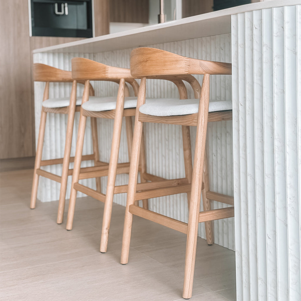Noris Fabric Bar Stool