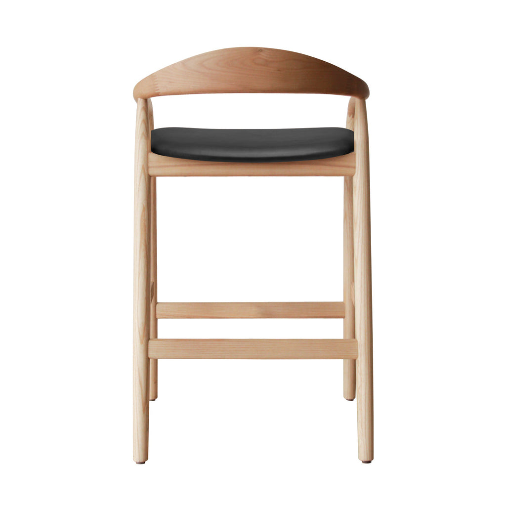Noris Leather Bar Stool