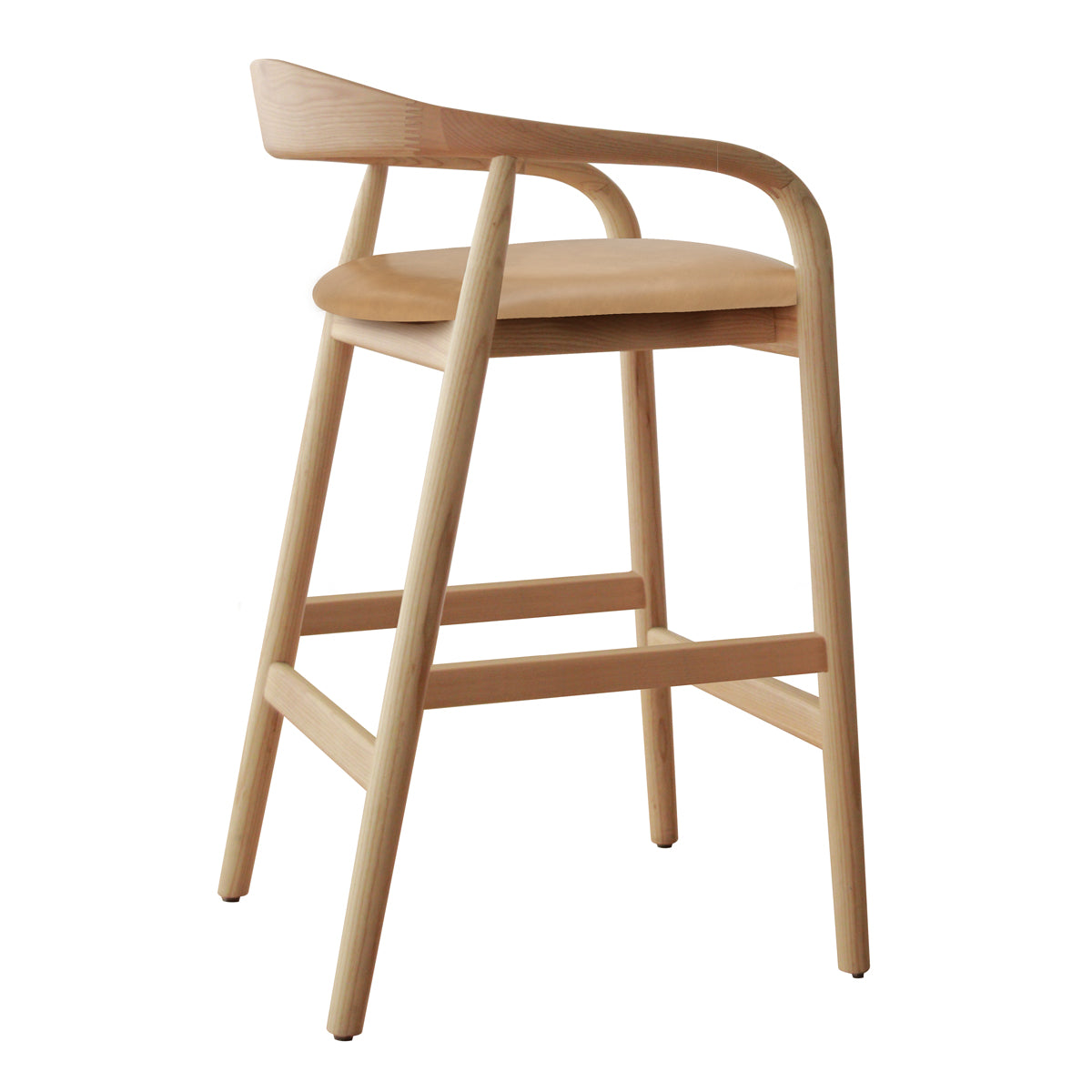 Noris Leather Bar Stool