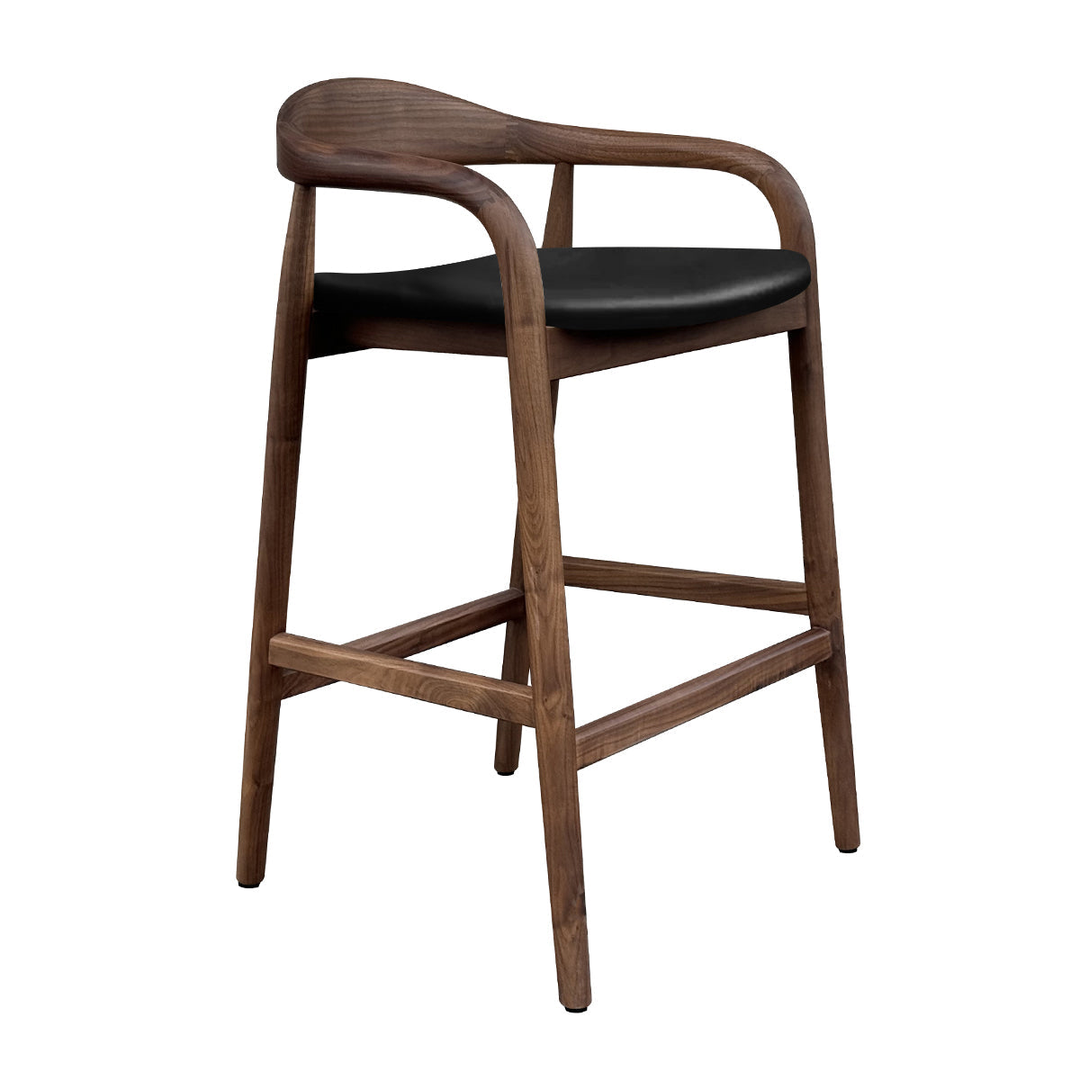 Noris Leather Bar Stool