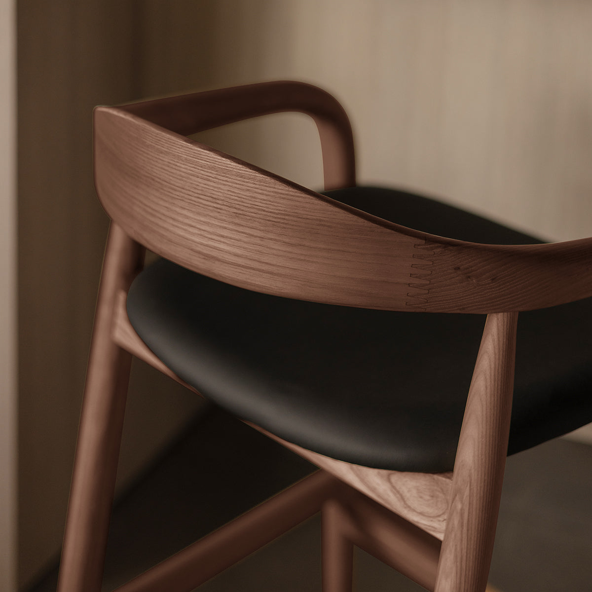 Noris Leather Bar Stool