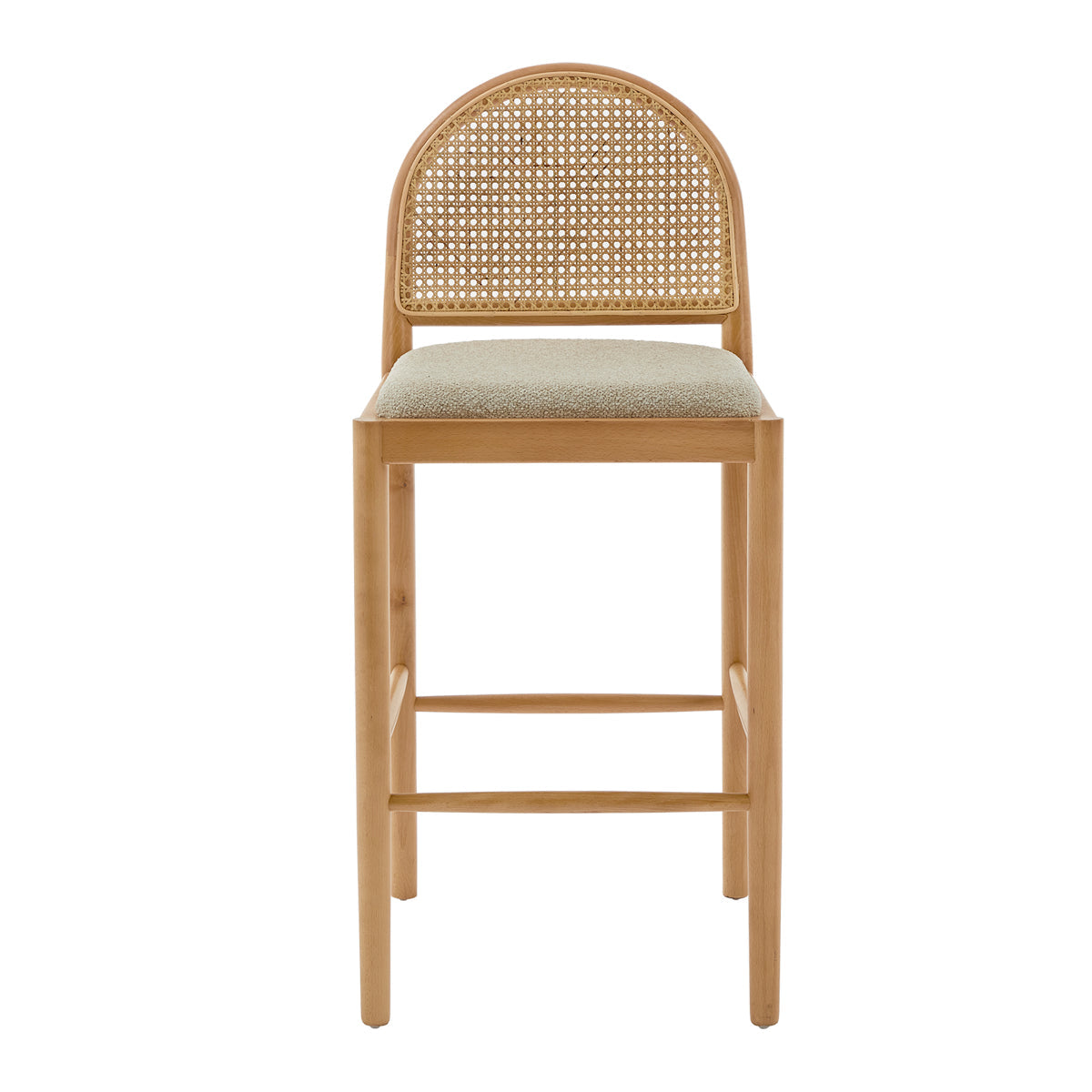 Capri Fabric Arch Bar Stool