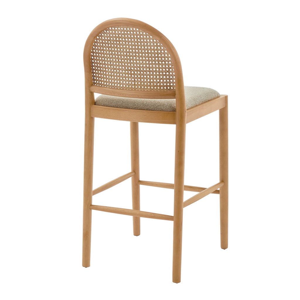 Capri Fabric Arch Bar Stool