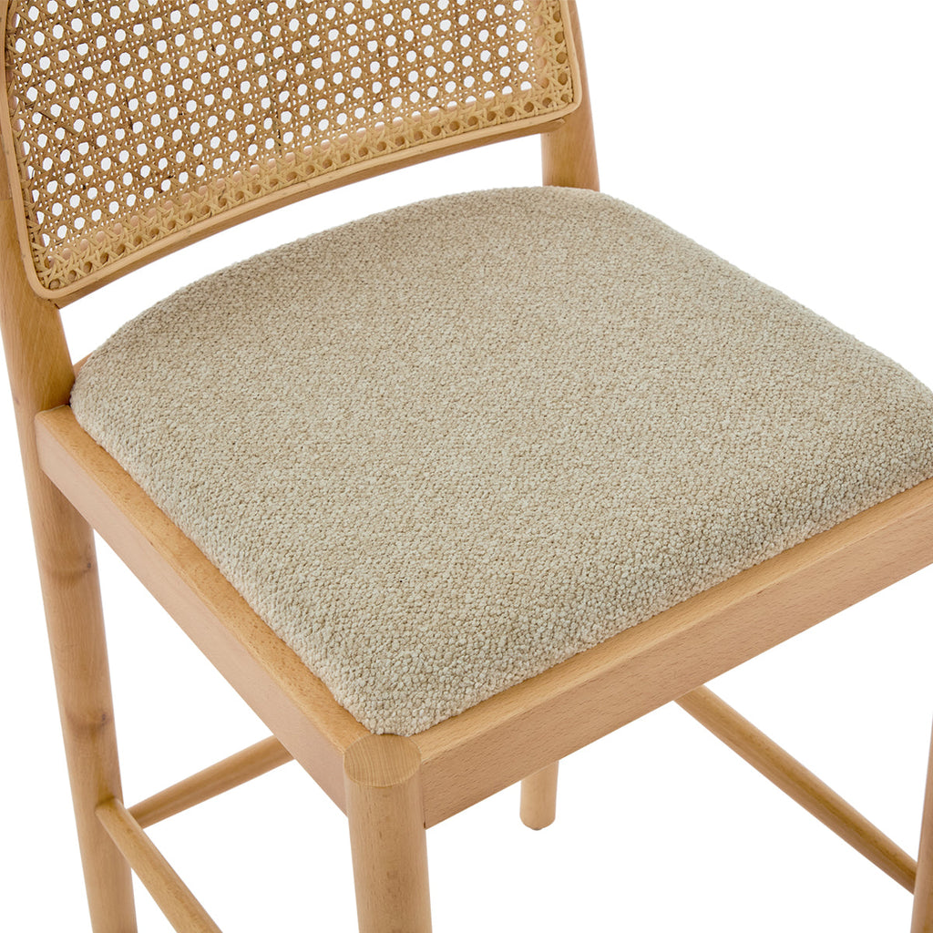 Capri Fabric Arch Bar Stool