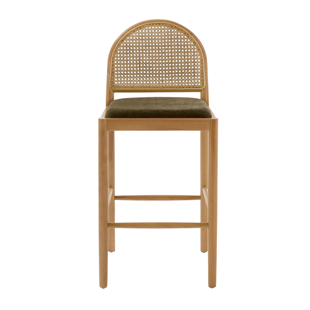 Capri Fabric Arch Bar Stool