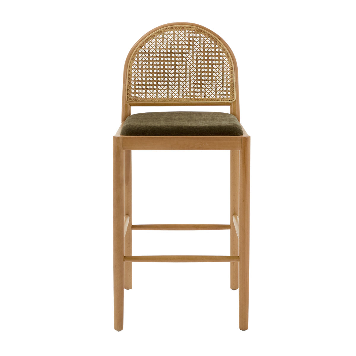 Capri Fabric Arch Bar Stool