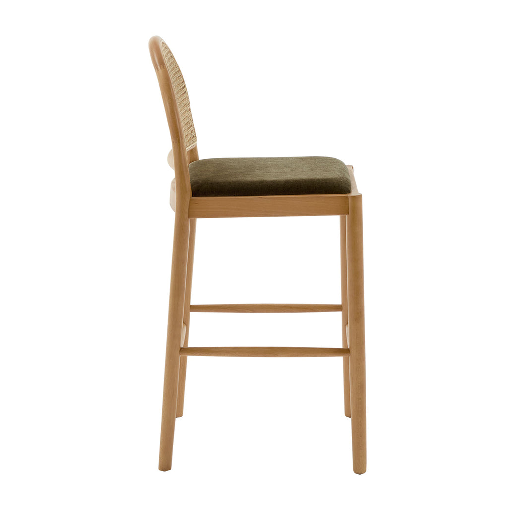 Capri Fabric Arch Bar Stool