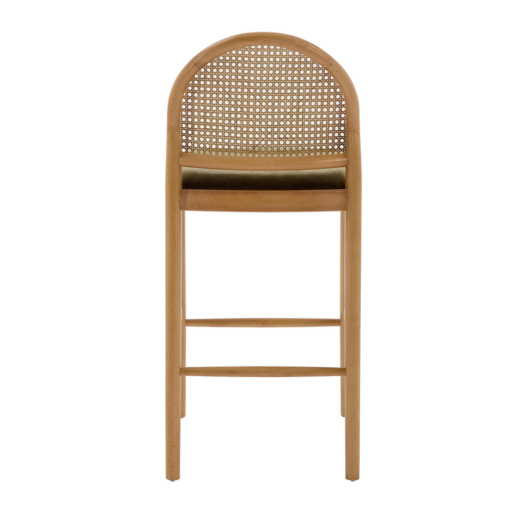 Capri Fabric Arch Bar Stool