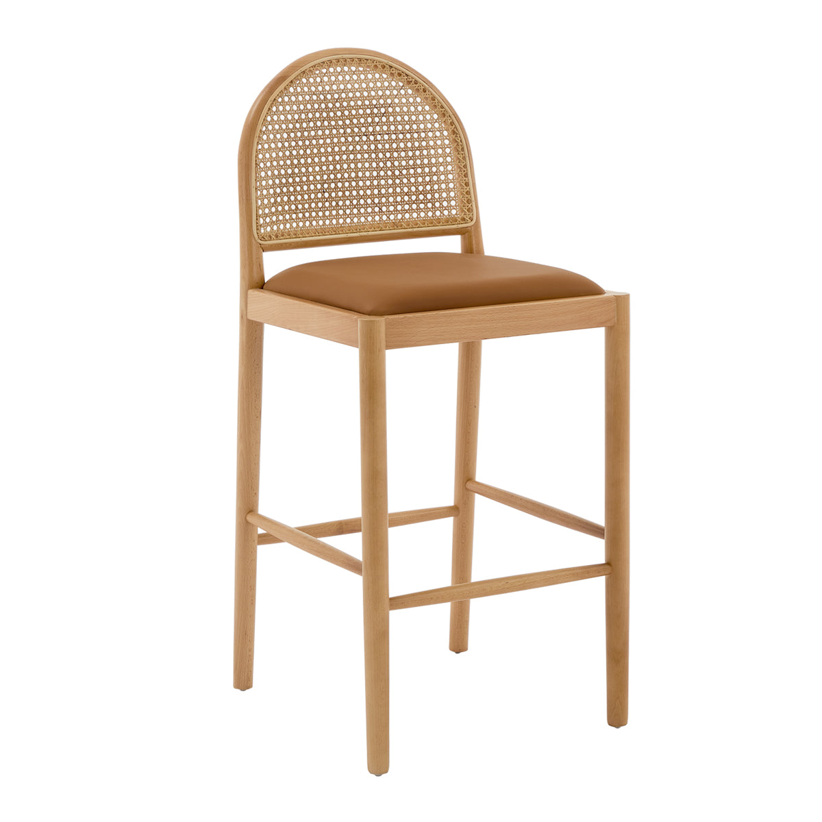 Capri Fabric Arch Bar Stool