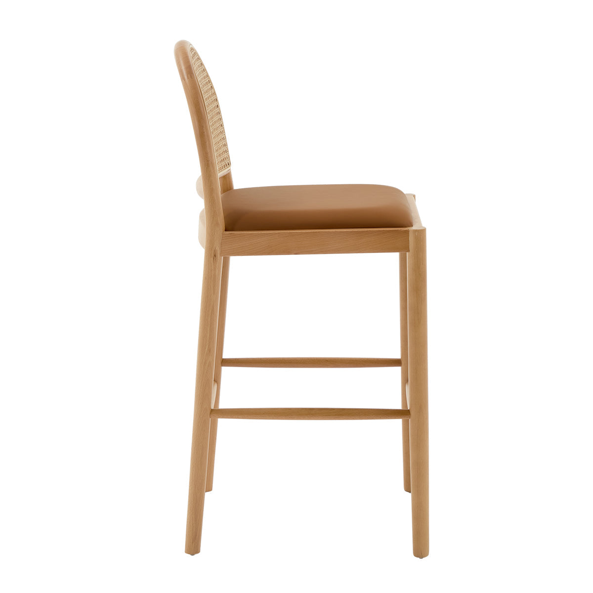Capri Fabric Arch Bar Stool