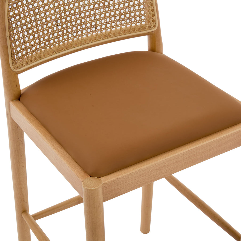 Capri Fabric Arch Bar Stool
