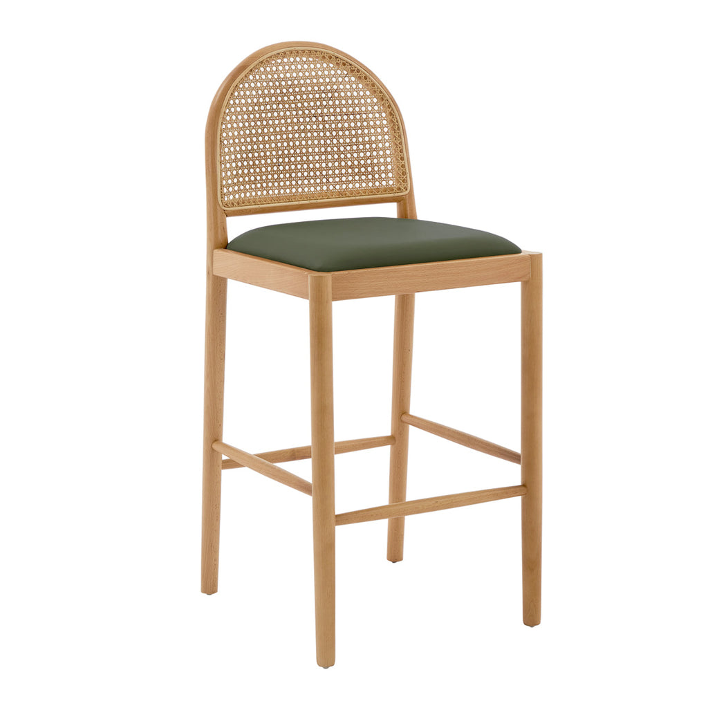 Capri Fabric Arch Bar Stool