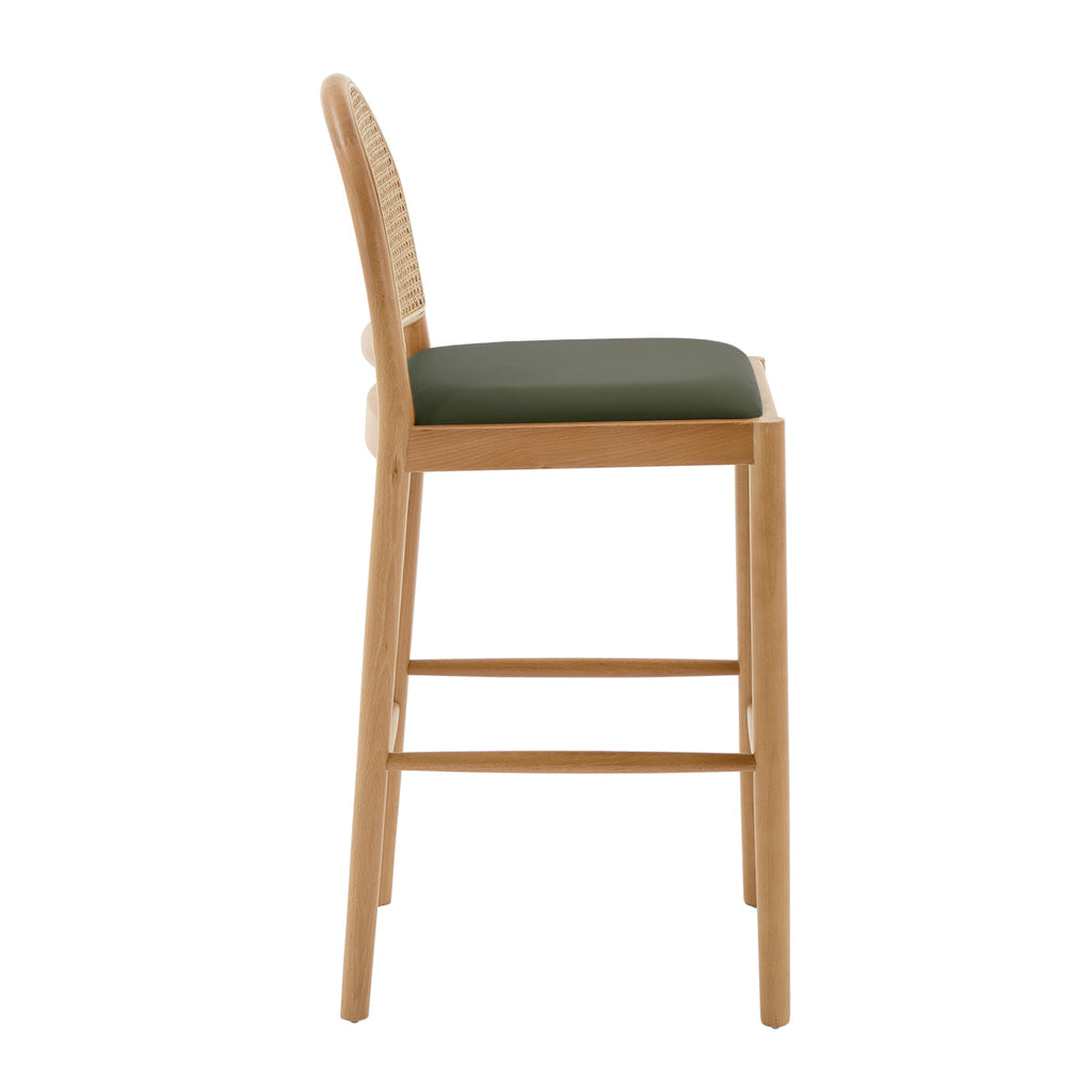 Capri Fabric Arch Bar Stool