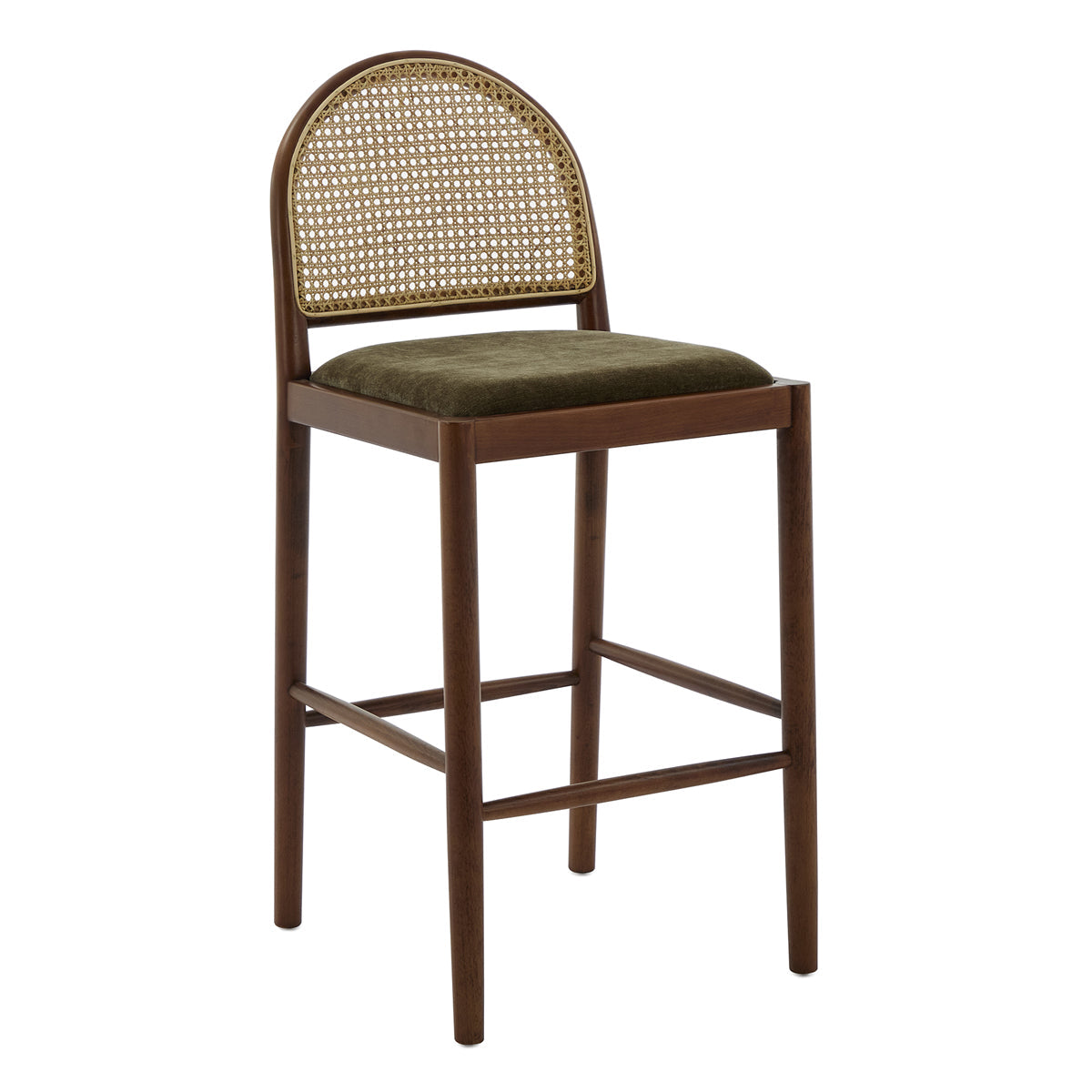 Capri Fabric Arch Bar Stool