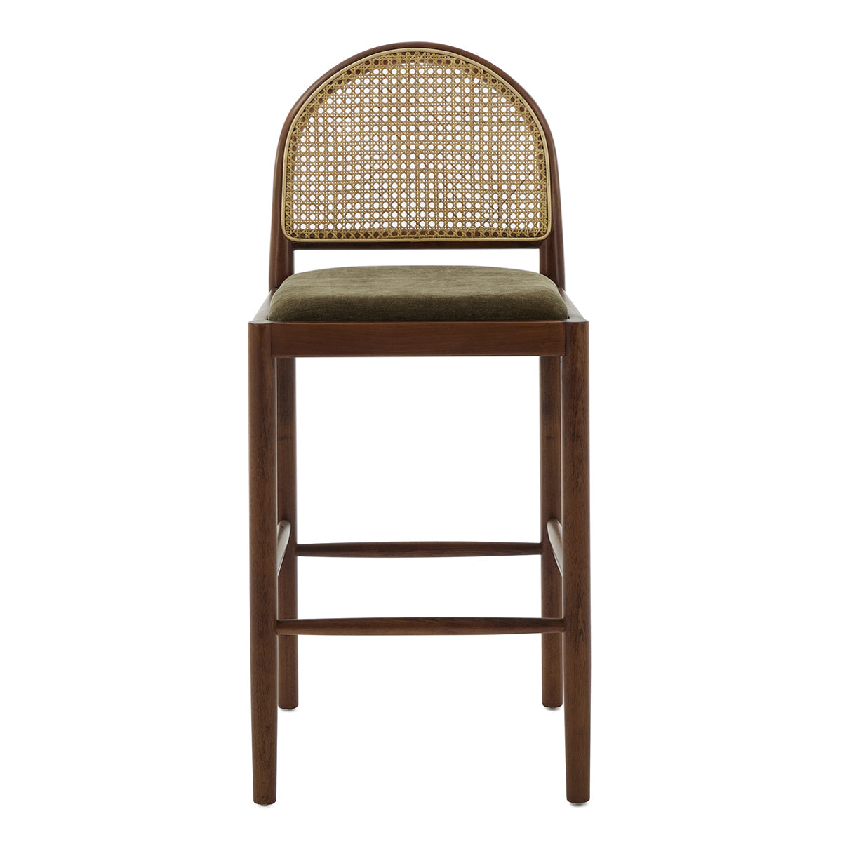 Capri Fabric Arch Bar Stool