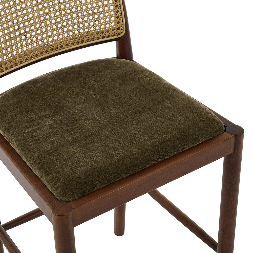 Capri Fabric Arch Bar Stool