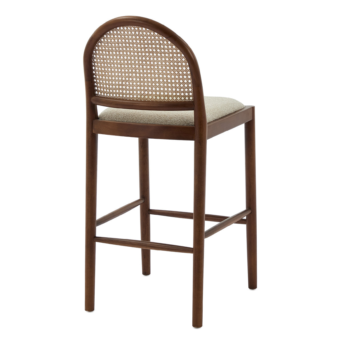 Capri Fabric Arch Bar Stool