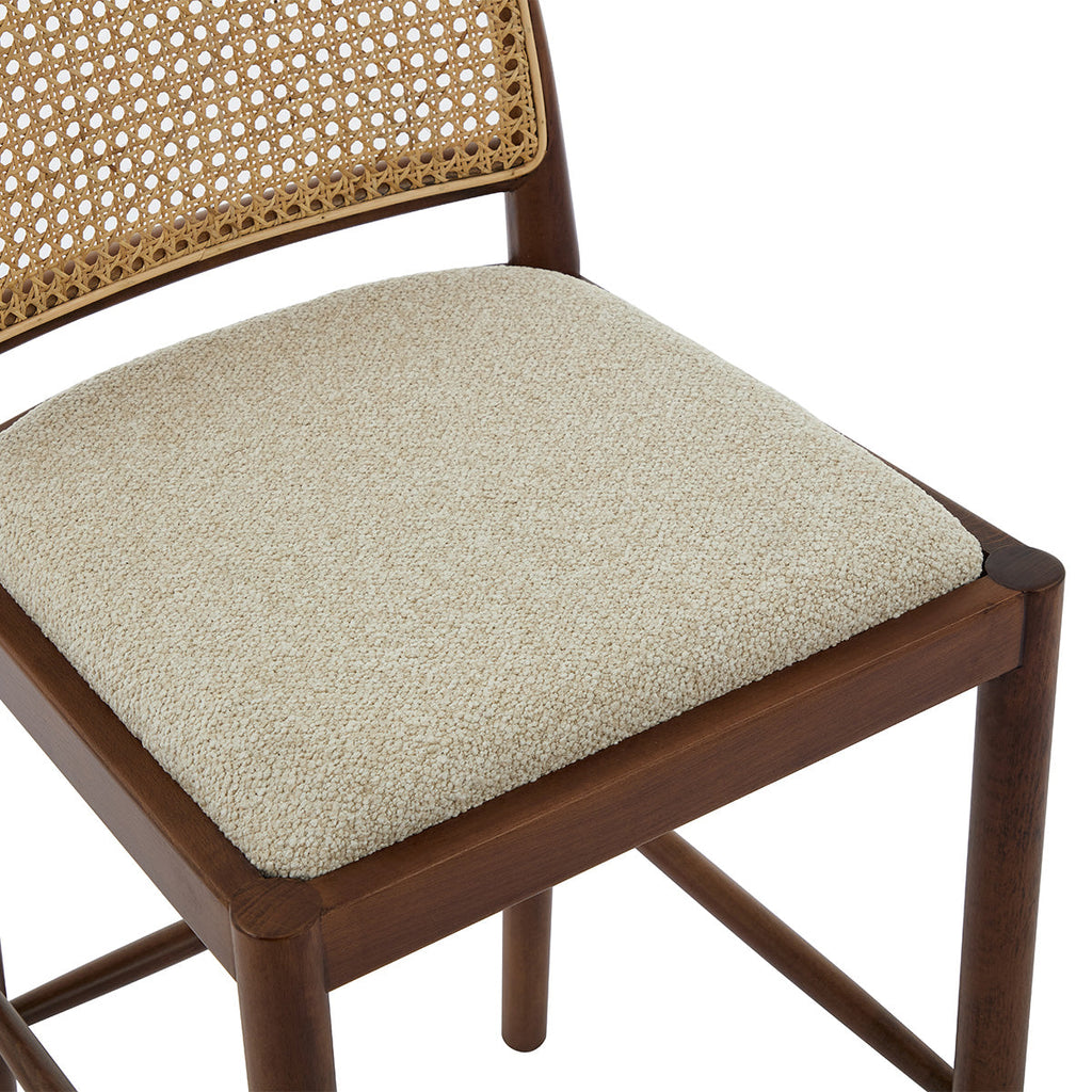 Capri Fabric Arch Bar Stool