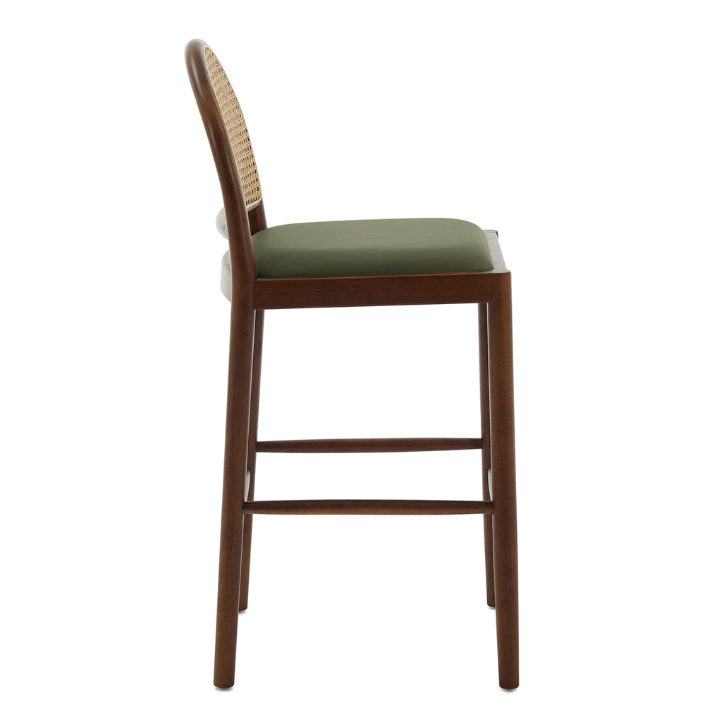 Capri Fabric Arch Bar Stool