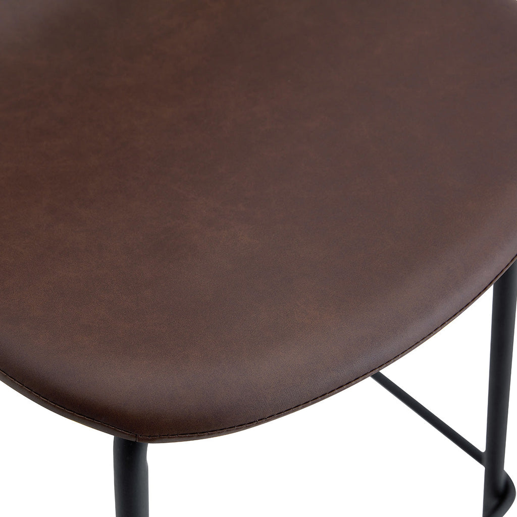 Luca Leatherette Bar Stool (Set of 2)