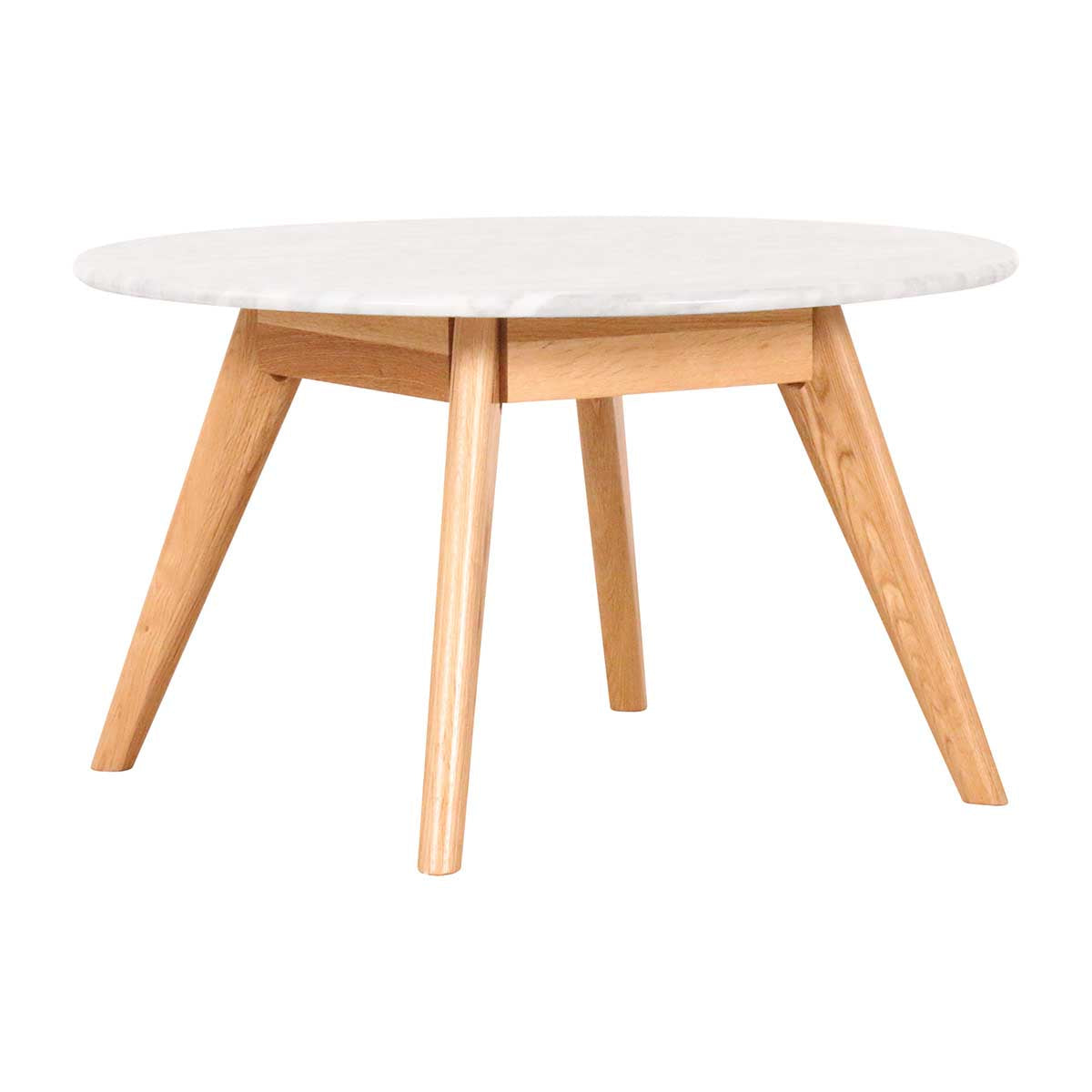 Oia White Marble Coffee Table