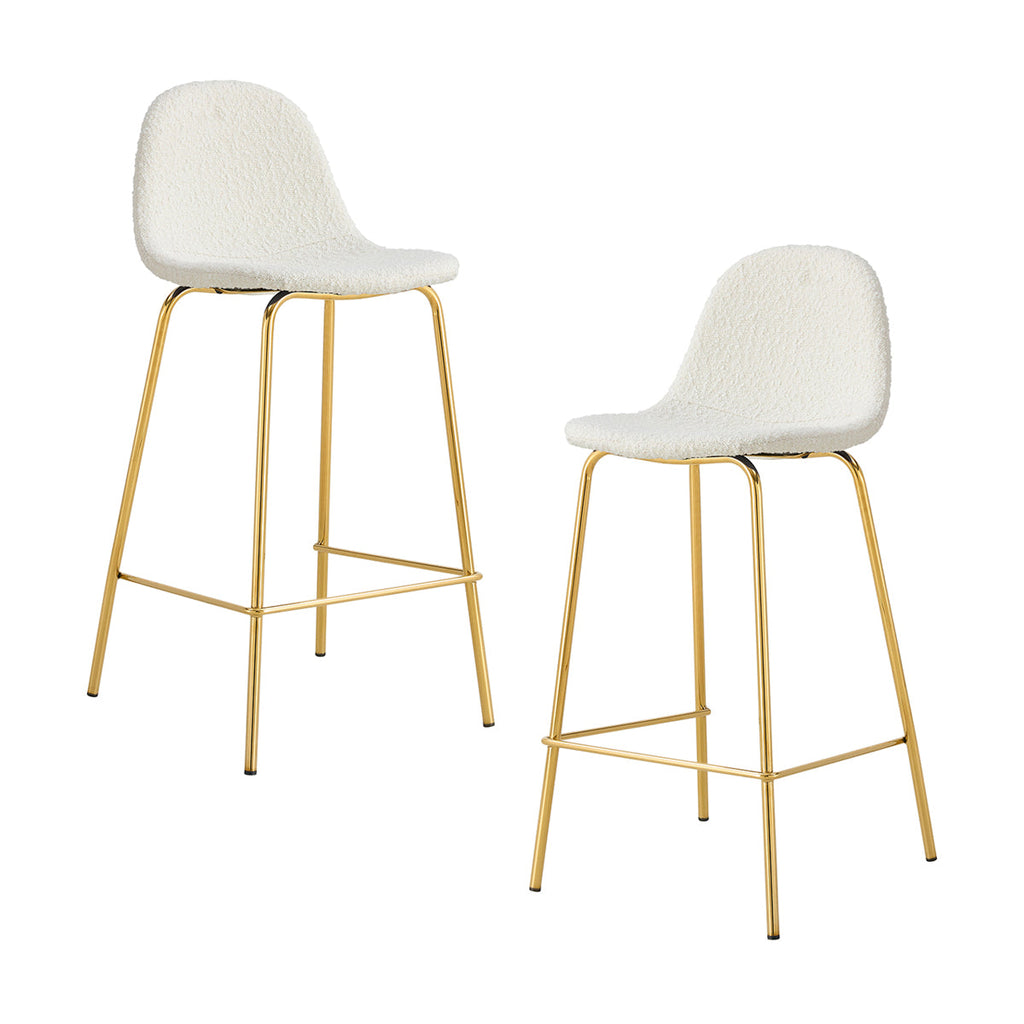Luca Boucle Bar Stool (Set of 2)