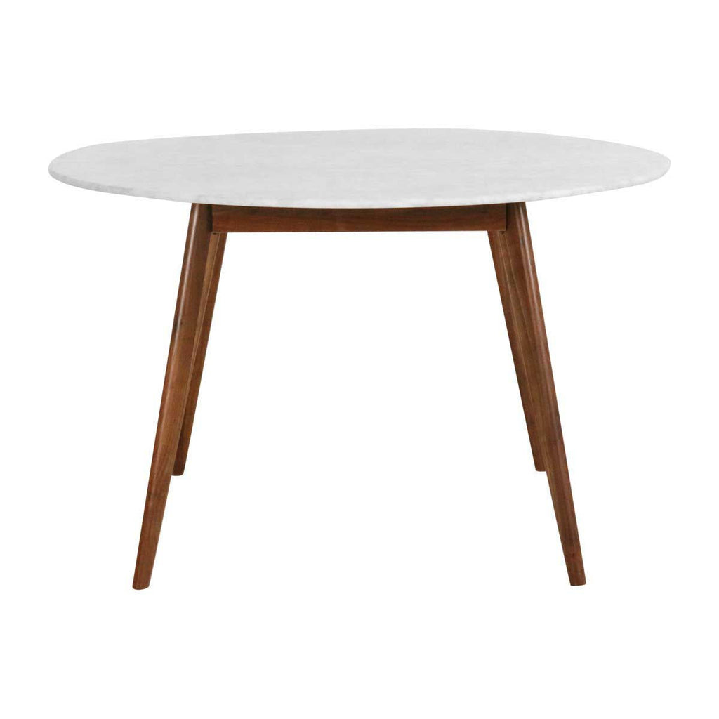 Oia White Marble Dining Table