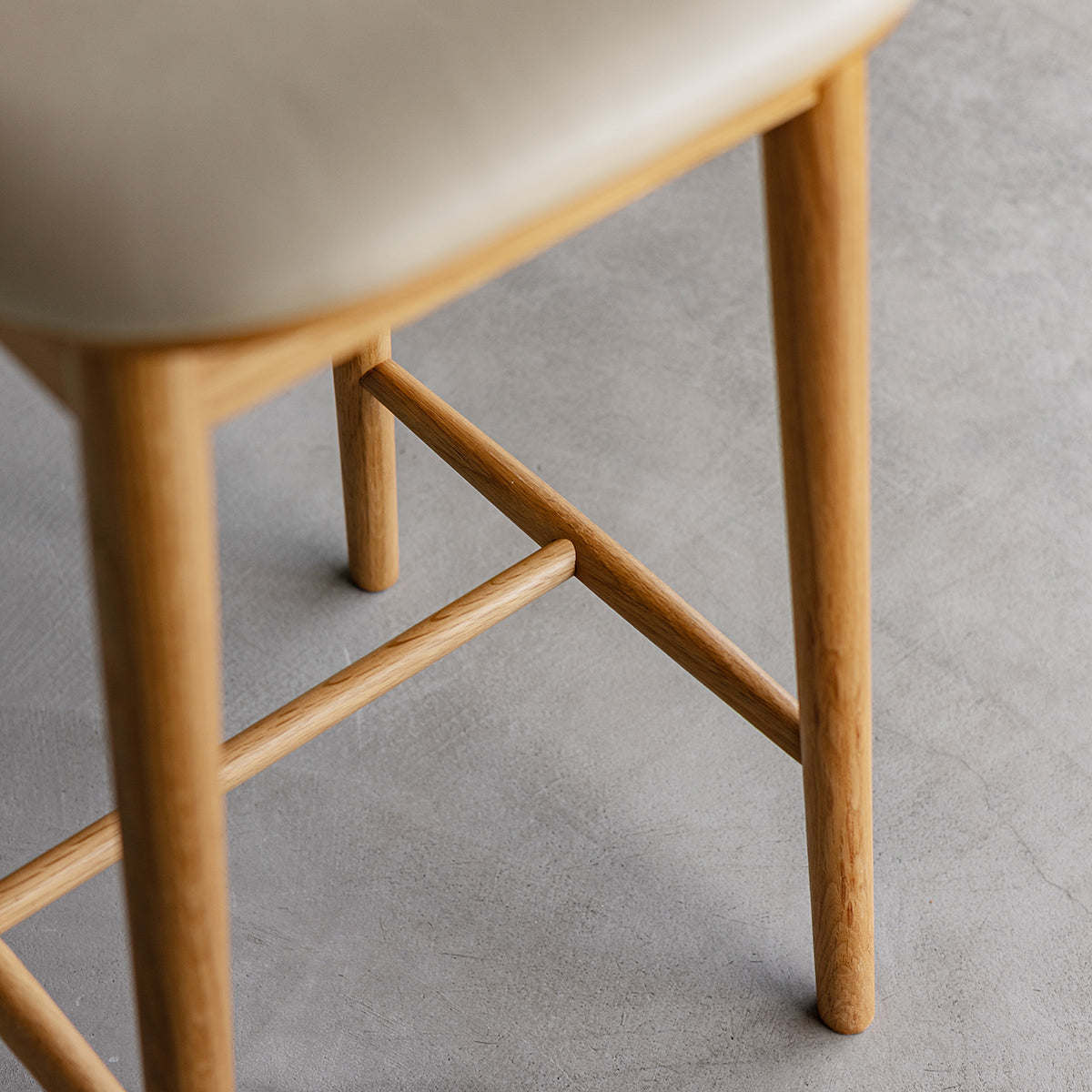 Lando Leather Backless Bar Stool
