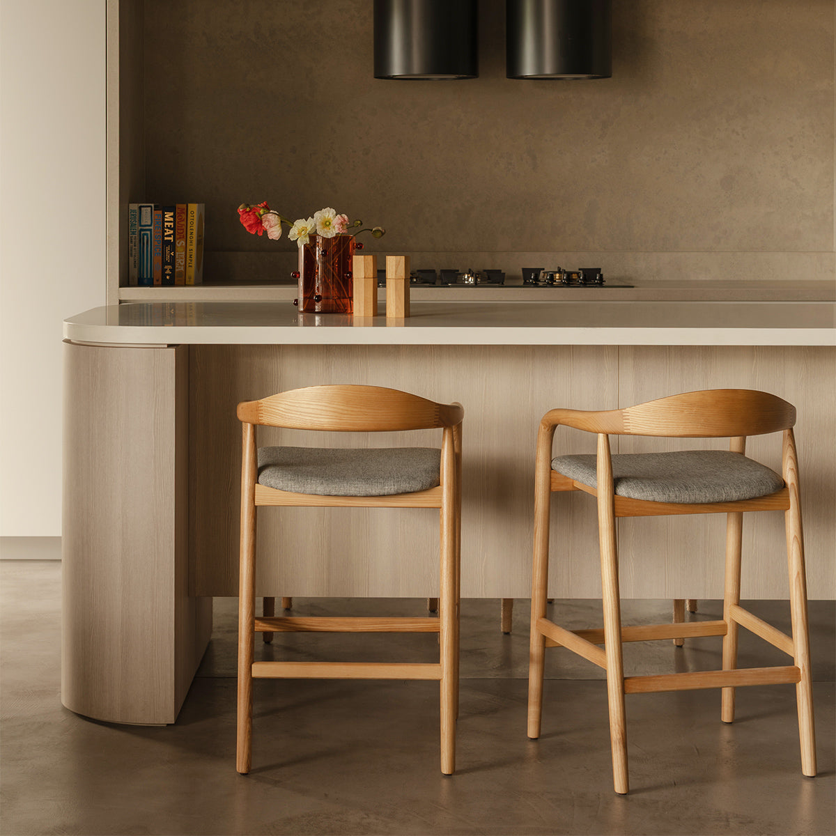 Noris Fabric Bar Stool