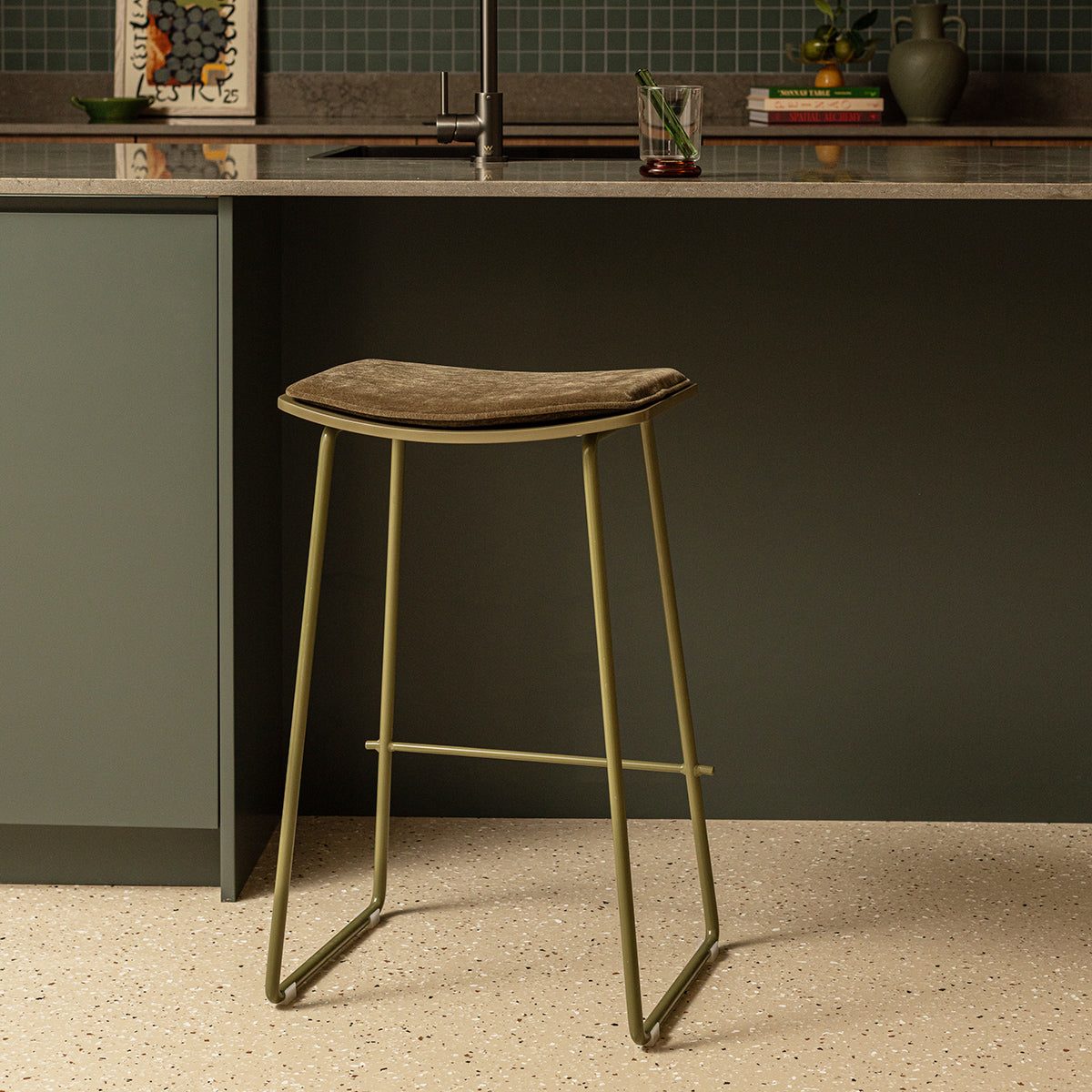Hendrix Fabric Bar Stool