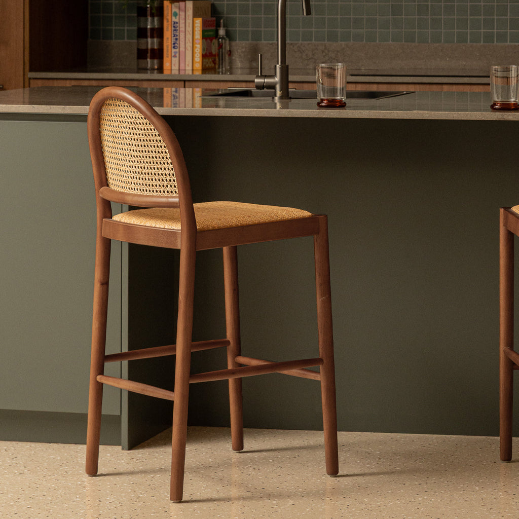 Capri Rattan Arch Bar Stool
