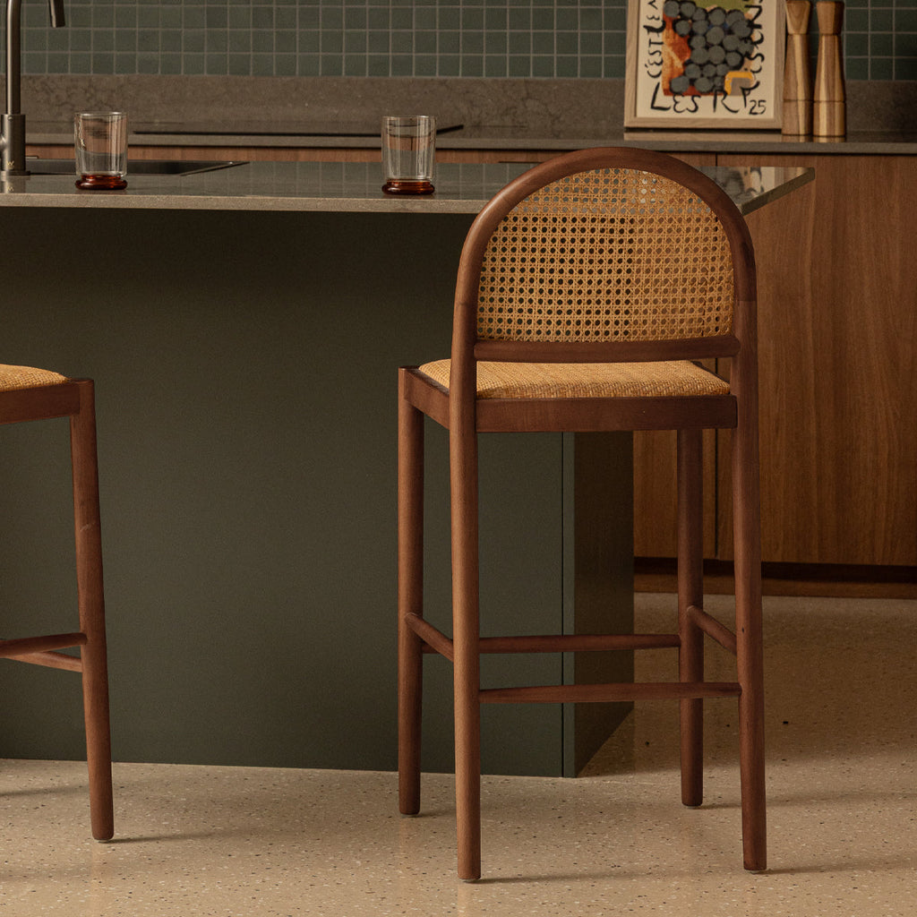Capri Rattan Arch Bar Stool