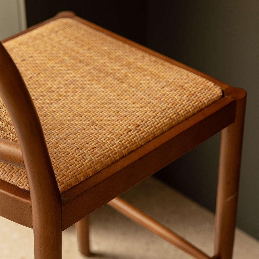 Capri Rattan Arch Bar Stool