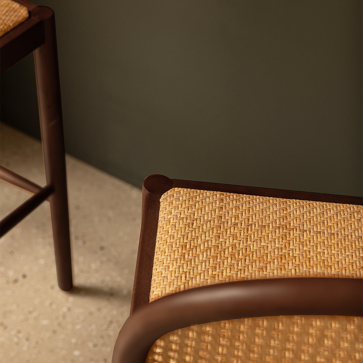 Capri Rattan Arch Bar Stool