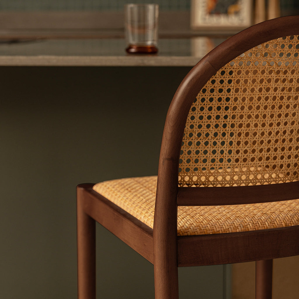 Capri Rattan Arch Bar Stool