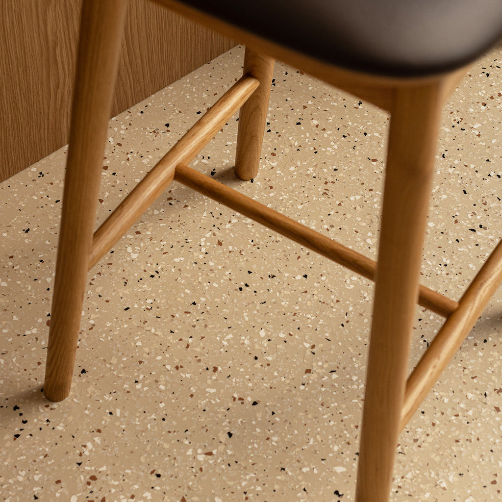 Lando Leather Backless Bar Stool