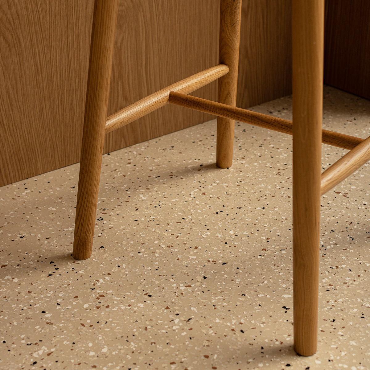 Lando Leather Backless Bar Stool