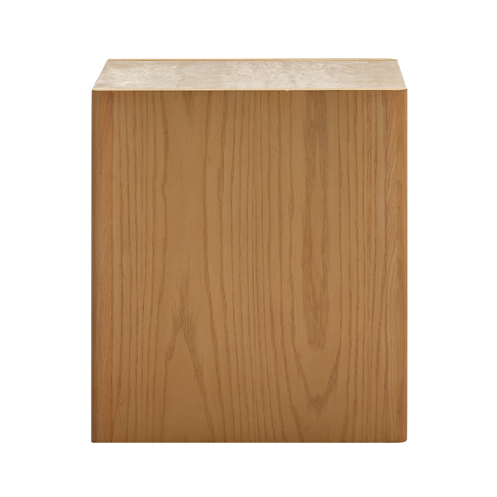 Trivoli Travertine Bedside Table